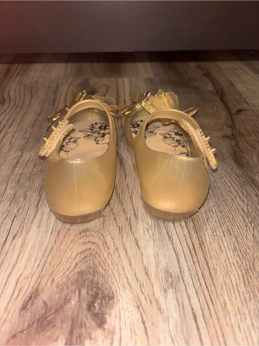 USED Toddler Girl Mini Melissa Flats